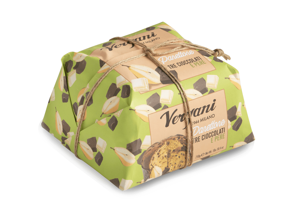 Panettone tre cioccolati e pere 750g gourmet 80021114140377 07c1118d